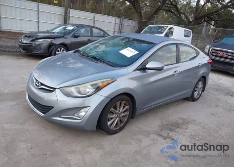 2016 Hyundai Elantra Se из США, поврежденный, VIN 5NPDH4AEXGH660829